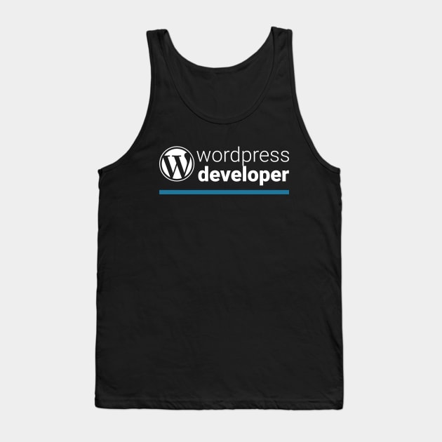 Wordpress Developer Tank Top by codewearIO